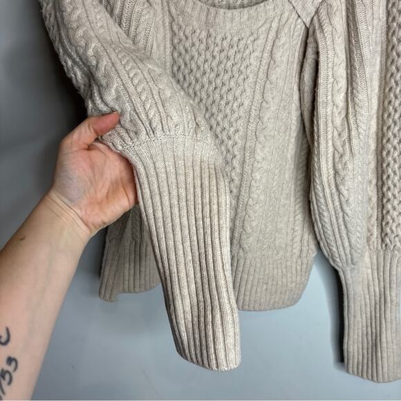 Sea NY Juliette Cable Knit Cutout Sweater - Picture 4 of 8